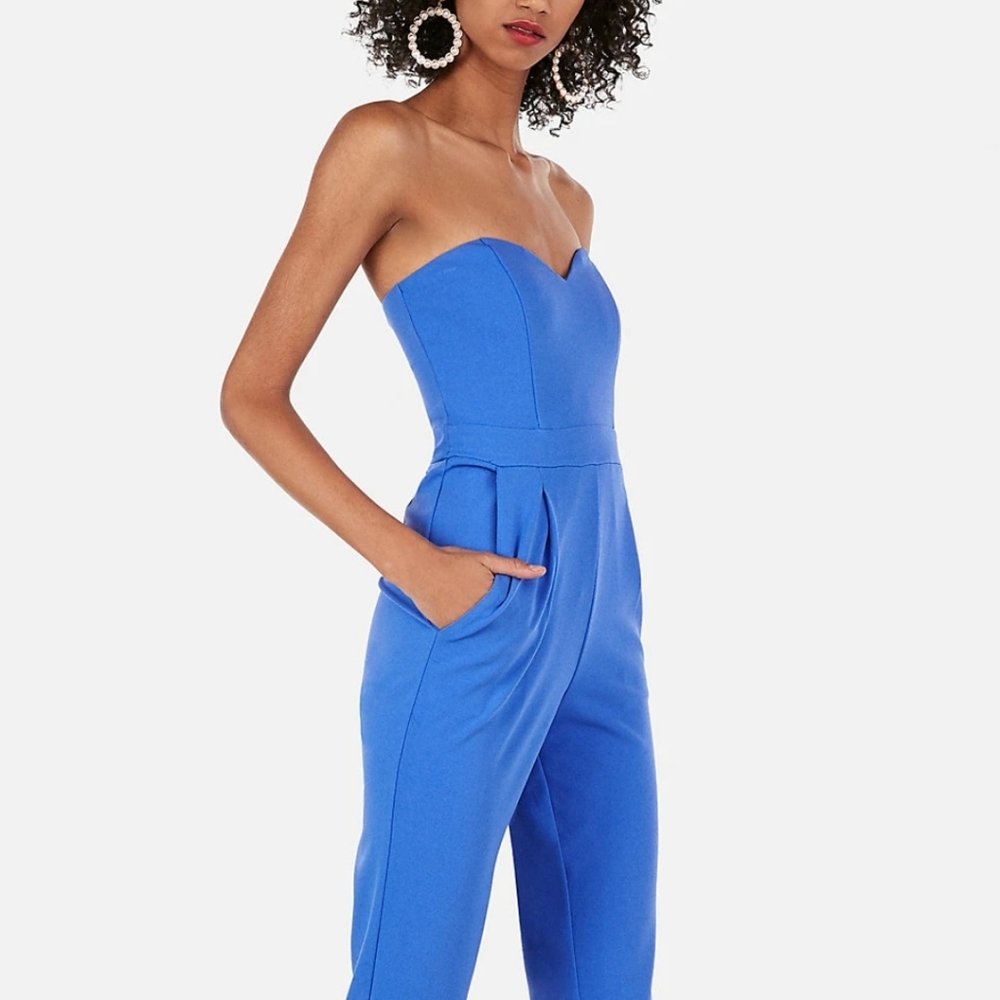 Express strapless jumpsuit